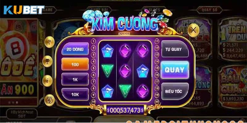 Khám phá các phần thưởng siêu hot từ Slot kim cương